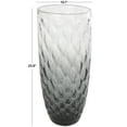 thumbnail image 3 of DecMode 24" Handmade Ombre Black Glass Vase, 3 of 10