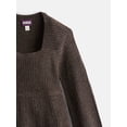 thumbnail image 2 of Weekend Academy Girls Ribbed Knit Empire Waist Sweater Dress, Sizes 4-18, 2 of 3