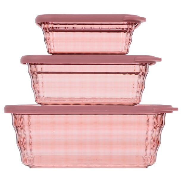 3 recipientes para mezclar ensaladas, almacenamiento de refrigerios, contenedor de alimentos de cocina, caja organizadora de verduras