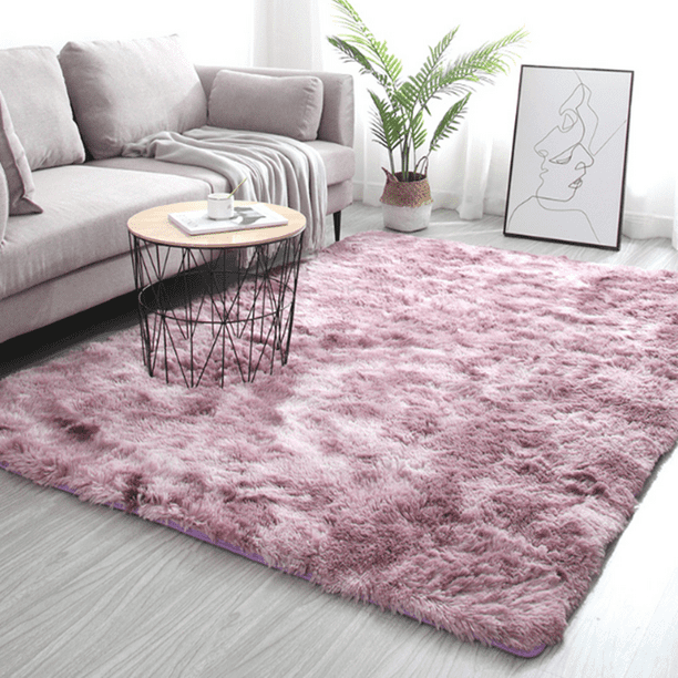 Tiedye Carpet Soft Shag Shaggy Area Rug Fluffy Floor Rug Bedroom