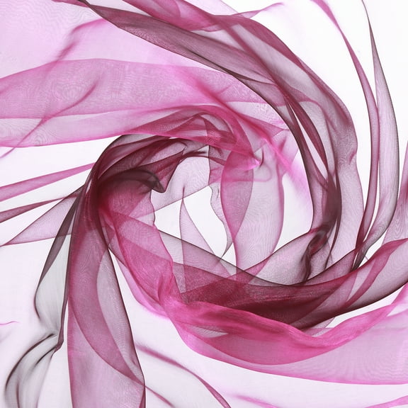 Iridescent Sheer Organza Fabric, 2 Yards x 59 Inches Solid Shiny Fabric for Wedding, Curtains, Costume, Photography Background, Gradient Golden Black