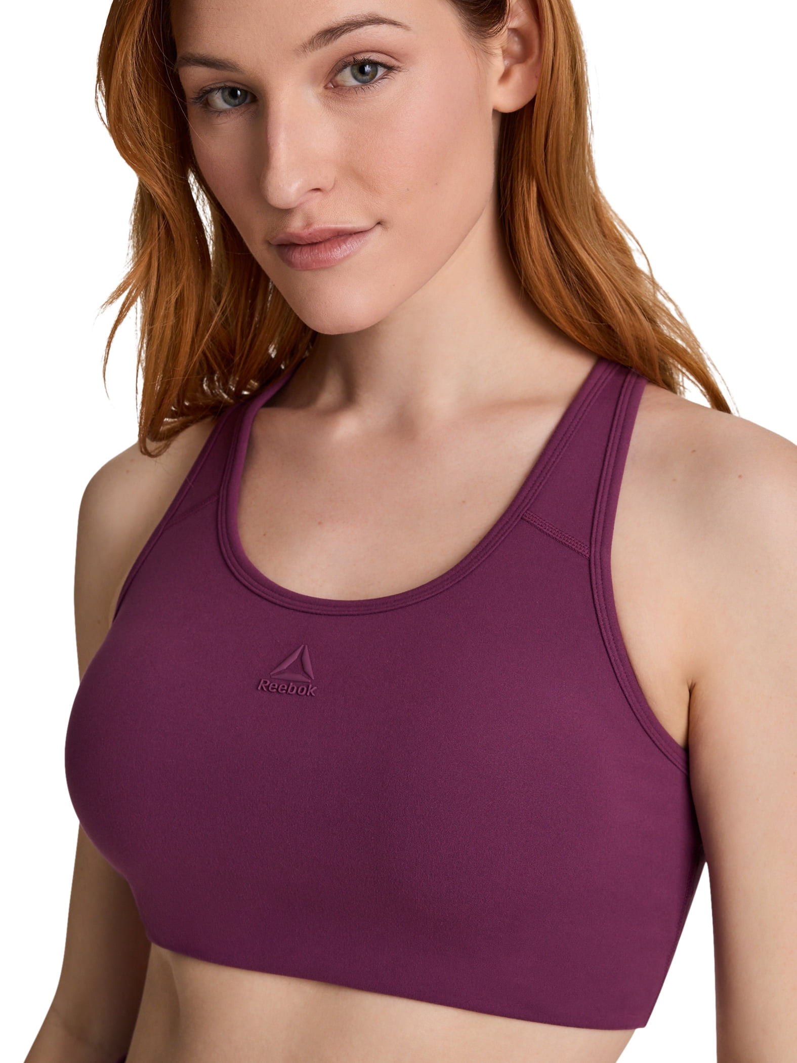 Reebok Women's Medium Impact Reflex Bra with Removable Cups, Sizes XS-4X