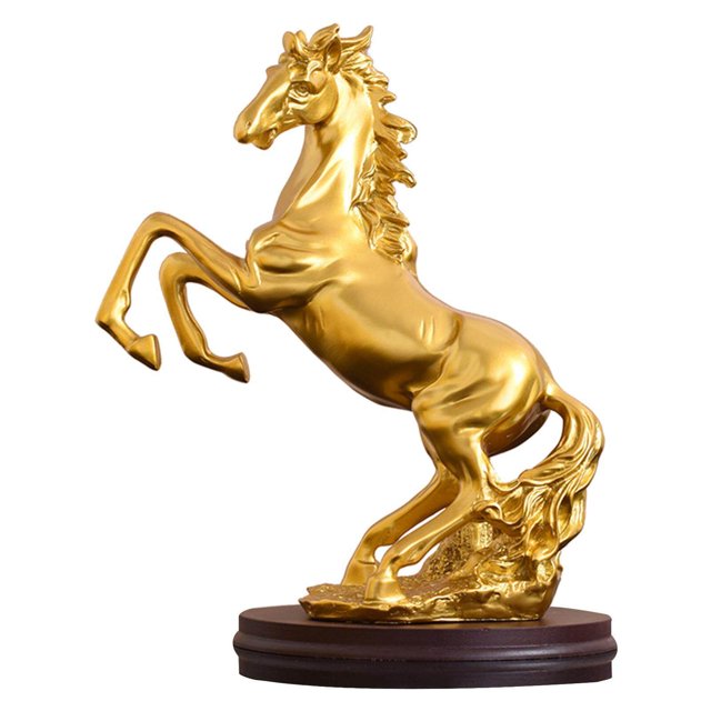 tredstone Nordic Salon Cheval Art Statue Sculpture Animal Steed Statues Résine Art