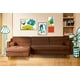 thumbnail image 1 of Sala Modular Sofá Cama Reversible Makora Velvet Chocolate Beehive Memory Foam Modelo Mondlak, 1 of 8