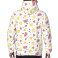 thumbnail image 7 of Salouo Tropical Fruit Pattern Men's Fall Hoodie Sweatshirt,Sport Hoodie with Pockets for Men Pullover Casual Hooded Sweatshirt-4X-Large, 7 of 7