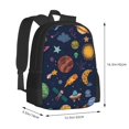 thumbnail image 3 of XMXT Travel Laptop Backpack for School Work, Fantastic Cartoon Universe Large Capacity Bookbag Travel Bag Backpacks for Women Men, 3 of 9