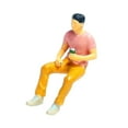 thumbnail image 3 of 1:64 Drinking Figures Resin Miniature Painted Highly Detailed Diorama 1/64 Figures for Scene Decoration DIY Projects Train Layouts S Gauge men, 3 of 7