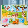thumbnail image 2 of Rompecabezas Habilidades básicas Clasificación Juego de combinación de juguetes educativos 5 6 años animales Zulema Rompecabezas, 2 of 6