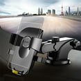 thumbnail image 1 of Soporte de teléfono para coche para consola central con rotación de 360° | Soporte universal para smartphones de 4,7 a 7,2 pulgadas | Ventosa estable y ángulo de visión ajustable, 1 of 9