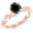 Platinum, variant on 1.13-5.13 Carat Twisting Infinity Gold & Diamond Split Shank Pave Set Diamond Engagement Ring w/a 1 Ctw Black Diamond Center (Heirloom Quality) White Gold 1.13 Carat Size:7