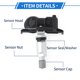 thumbnail image 5 of Sensor de presión de neumáticos Unique Bargains, sensor de monitoreo de presión de neumáticos 433 MHz No.4260712020 para Toyota Camry (de 2018-01 a 2022-12) para Toyota C-HR, 5 of 7