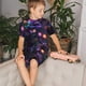 thumbnail image 4 of Fotbe Glowing Chameleon Fantasy Art Pijama Estampada de 2 Piezas para Niños – Ropa de Dormir de Manga Corta Cómoda para Niños y Niñas, Camiseta y Shorts de Algodón-X-Large, 4 of 6