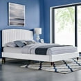 thumbnail image 5 of Alessi Performance Velvet Queen Platform Bed, 5 of 5
