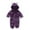Purple, variant on Edvintorg for Newborns Clothes 0-12Months Baby Romper Long Sleeve Boys Girls Color Plush Cute Bear Ears Winter Keep Warm Jumpsuit Rompers Baby Costume