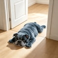 thumbnail image 5 of Funny 2D Dog Shaped Floor Mat, Soft Non-Slip Fleece Door Rug for Entryway Bedroom Bathroom, Cute Pet Print Indoor Carpet, 23.6 x 15.10 Inch Multicolor, 5 of 6