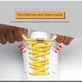 thumbnail image 6 of Zeeyh Tie Free Elastic Elastic Laces Metal Shoe Buckle, Universal Shoelace for Kids and Adults,Yellow, 6 of 8