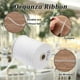thumbnail image 4 of Cinta transparente de 500 yardas, 1/4 de pulgada, cinta de organza blanca brillante, adorno de gasa para manualidades, 4 of 9