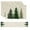 D, variant on Christmas Table Runner and Placemats Set – Include 1pc Table Flag and 4pcs Placemats with Santa, Tree and Snowflake Prints for Holiday Dining Decor
