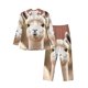 thumbnail image 1 of Balery Cute Alpaca in Daze Pijama para Hombre de Dos Piezas con Manga Larga, Conjunto de Dormir y Descanso Suave con Bolsillos-XX-Large, 1 of 7