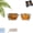 B1, variant on 6-Pack Vintage Rectangle Frame Sunglasses for Men & Women with Uv400 Protection,Stylish Retro Thick Frame Light Sun Glasses