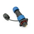thumbnail image 1 of Sp16 Square Panel Mount Ip68 Waterproof Plug & Socket Circular Connector 2-9Pin, 1 of 9