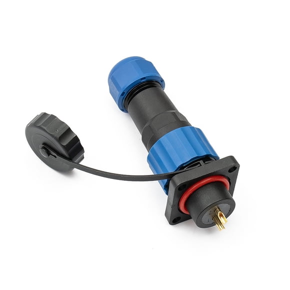 Sp16 Square Panel Mount Ip68 Waterproof Plug & Socket Circular Connector 2-9Pin