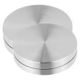 thumbnail image 5 of Raindrops  2 Pcs Metal Cake Stand Bearings Turn Table Turntable Decorating Rotating Display Aluminum Silver, 5 of 8