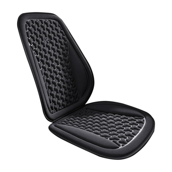 Premium Car Seat Cushion with Ventilated Backrest, All-Season Breathable Support, Comfortable & Durable for Long Drives