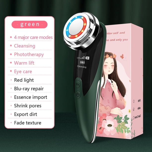 Rejuvenecimiento facial, instrumento de belleza doméstico, rejuvenecimiento facial con fotones, limpieza de poros, lifting facial, introductor de radiofrecuencia.