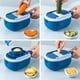 thumbnail image 5 of Patata Zanahoria Pepino Mandolina Cortador Rallador Trituradoras Con Colador Cocina Frutas Y Verduras Herramientas Noticed HA043664-01, 5 of 6