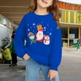 thumbnail image 2 of THJRPQJFD Merry Christmas Shirts Kids Black Tshirt Girls' Tops, Tees & Blouses 6-12 Month Boy Clothes Boy Size 7 Boys Clothes Boys 5t Clothes, Blue 5-6 Years, 2 of 6