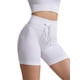 thumbnail image 2 of SAYOO - Calzoncillos de yoga para mujer, cintura elástica con cordón, pantalones cortos de punto ajustados SAYOO  Sexy, 2 of 5
