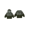 thumbnail image 2 of Miaouyo Kid Baby Boy Fall Sweatshirt Hoodies Camouflage Half Zip-up Long Sleeve Hooded Sweatshirt, 2 of 9