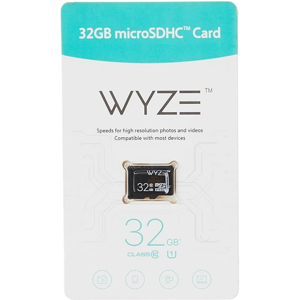 Shackle Star alone Wyze Expandable Storage 32GB MicroSDHC Memory Card Class 10, Black -  Walmart.com
