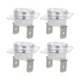 thumbnail image 1 of 4pcs Water Heater Thermostat Heater Thermal Control Nomal Close Type Thermostats, 1 of 8