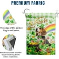 thumbnail image 3 of Beagle St Patricks House Flags 28x40 Double Sided Dog St Patricks Day Lawn Flag Buffalo Plaid Shamrock Flag Outdoor Rainbow St Patrick Day Garden Flag Large, 3 of 7