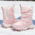 thumbnail image 6 of Blikcon Girls Snow Boots Water-Resistant Slip Resistant Warm Winter Shoes (Little Kid/Big Kid), 6 of 8