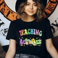 thumbnail image 3 of Teaching Lucky Charms Rainbow St. Patrick’s Day Teacher Shirt , Navy, Size 3XL, 3 of 6
