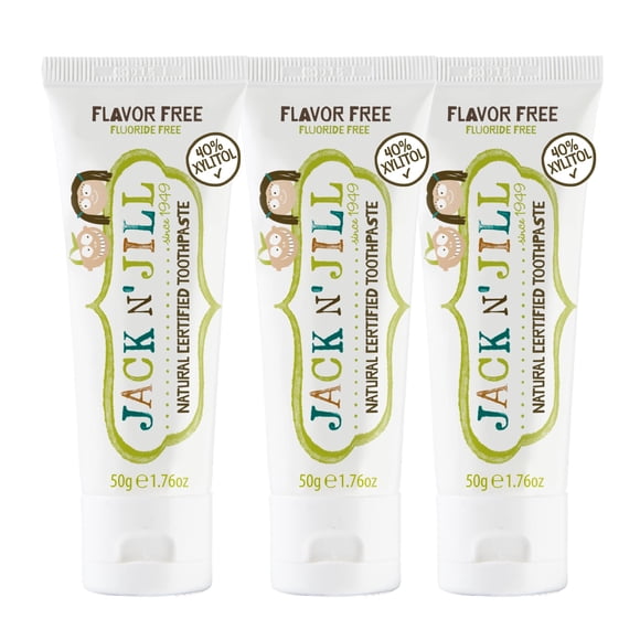 Pasta de dientes Jack N' Jill Natural Kids sin flúor 52 ml x3