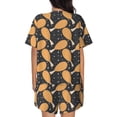 thumbnail image 3 of Lsque Chicken Legs Women's Short-Sleeved Pajama Set - 2 Piece Soft and Lightweight Sleepwear Set-3X-Large, 3 of 9
