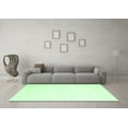 thumbnail image 3 of Ahgly Company Indoor Square Solid Emerald Green Modern Area Rugs, 5' Square, 3 of 4