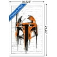 thumbnail image 3 of Star Wars: Saga - Boba Fett Black And Orange Wall Poster, 14.725" x 22.375", Framed, 3 of 5