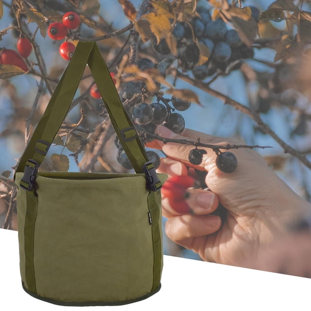 Bolsa ecoger frutas, libere su y mano Bolsa de almacenamiento de lona para trabajo Peach Macarena Bolsas de recolección de frutas