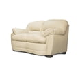 thumbnail image 3 of Sala de Piel Genuina Sofá y Love Seat ConfortoPiel Palermo Marfil, 3 of 5