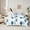 White Blue, variant on jejeloiu Modern Geometric Rhombus 7-Piece Twin Bedding Sets,White Blue Bedding Comforter Set For Girls Boys Reversible