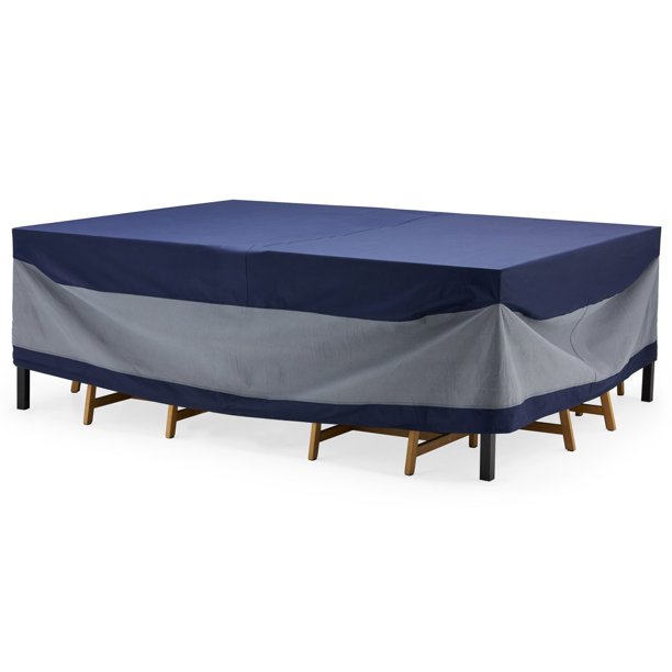 Belham Living Ellington Outdoor 7 Piece Dining Set Cover Walmart Com