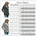 thumbnail image 2 of KZKR Women's Long Sleeve Faux Shearling Coat Lapel Zip Up Warm Shaggy Oversized Coat Jacket, 2 of 4