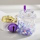 thumbnail image 2 of Kawaii Cute Iceberg Cup Boba Baby Bubble Pvc Doll Quicksand lleno de aceite flotante agitador móvil acrílico líquido llaveros colgante, 2 of 4