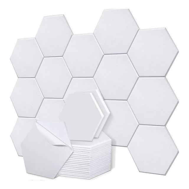 Paquete de 18 Paneles AcúSticos Autoadhesivos, Paneles de Pared Insonorizados, Panel de Tratamiento AcúStico de 12X10X0,4 Pulgadas para Oficina en Casa