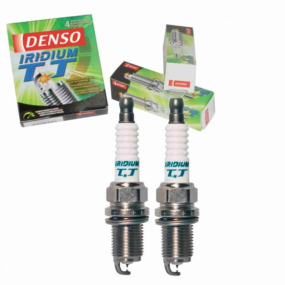 2 pc DENSO 4703 Iridium TT Spark Plugs for 09482-00615 11182-82Z10 18840-11051 18845-11160 18850-11050 22401-5M014 22401-5M015 22401-ZE01B 22401-ZH014 22401-ZH015 22401-ZJ51B 90919-01233 90919-01259